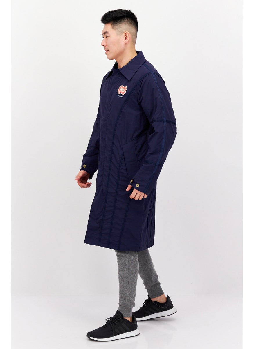 Puma x Palomo Men Sportswear Fit Long Sleeve Outdoor Jacket, Navy Blue  - Image 3