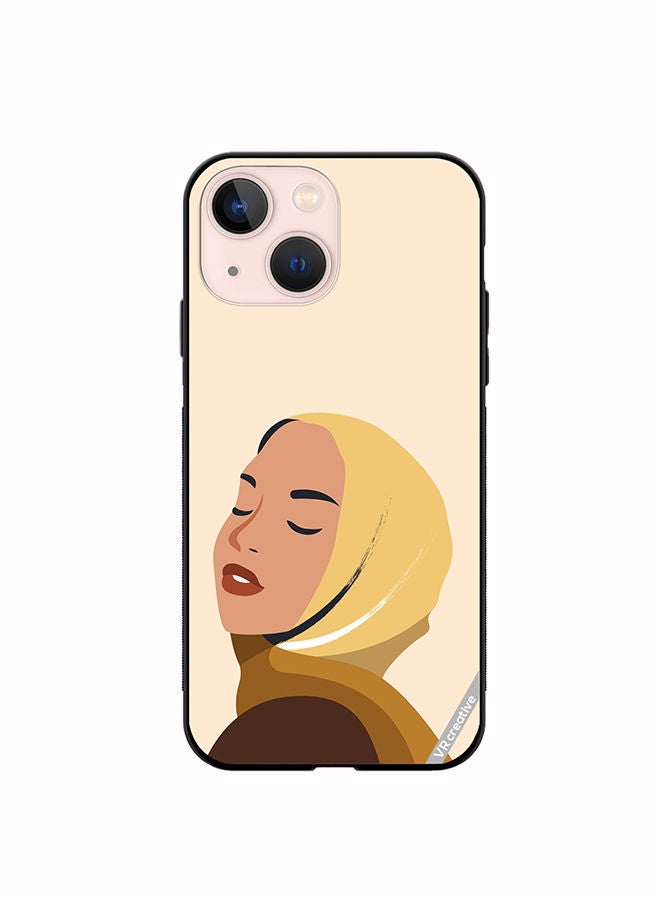 VR CREATIVE Protective Case Cover For Apple iPhone 13 mini Cartoon Woman Shape Design Multicolour - Image 1