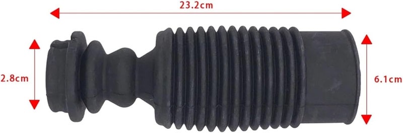DEMULAX Car Front Shock Absorber Buffer Rubber Boot Set - Image 1