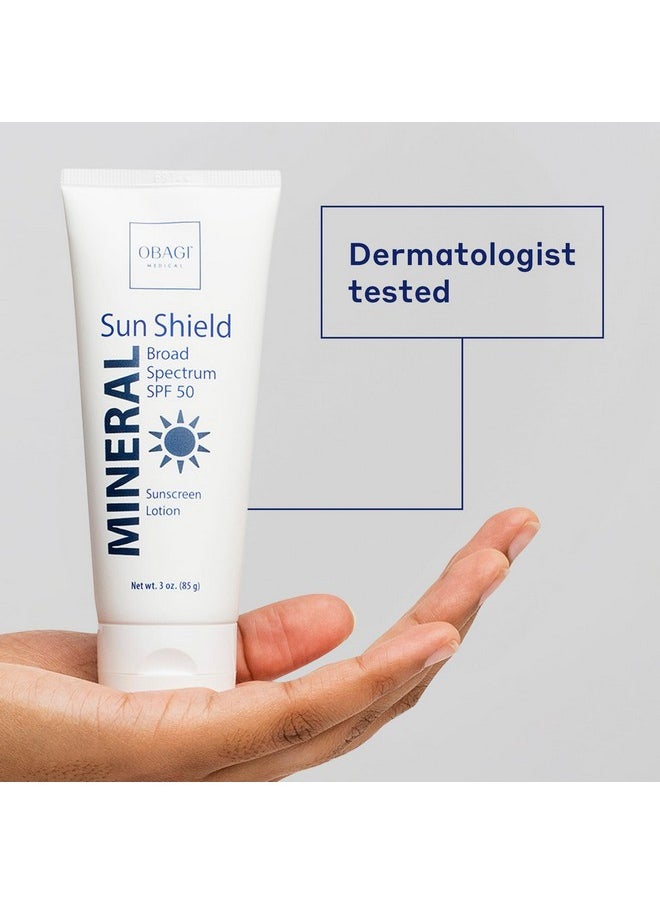 Obagi Medical Obagi Sun Shield Hypoallergenic Mineral Sunscreen Broad Spectrum Spf 50 Protection From The Sun Sheer Quickabsorbing Formula 3 Oz  - Image 4
