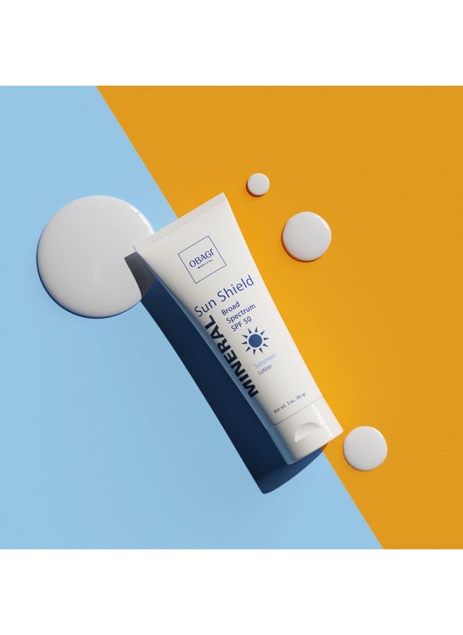 Obagi Medical Obagi Sun Shield Hypoallergenic Mineral Sunscreen Broad Spectrum Spf 50 Protection From The Sun Sheer Quickabsorbing Formula 3 Oz  - Image 3
