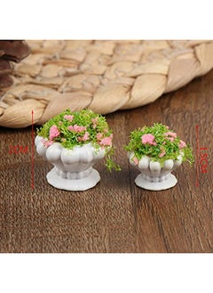TBoxBo 4 Pcs Dollhouse Potted Plants Miniature Artificial Plant Bonsai Mini Flowerpot Miniature Dollhouse Kit Doll House Mini Plant For 1:12 Dollhouse Decor Zgdyt67D1  - Image 3