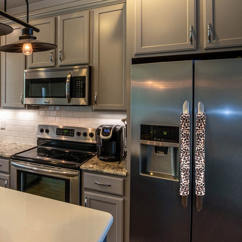4Pcs Kitchen Appliance Fridge Refrigerator Microwave Oven Handle Covers - Image 2