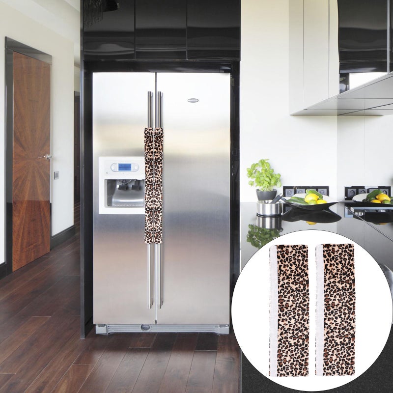 4Pcs Kitchen Appliance Fridge Refrigerator Microwave Oven Handle Covers - Image 4