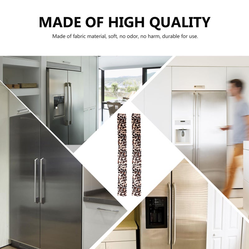 4Pcs Kitchen Appliance Fridge Refrigerator Microwave Oven Handle Covers - Image 3