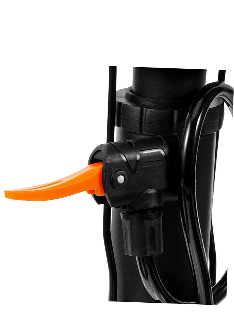 ELTRAZONE Foot Pump Durable Multi-purpose Electric Inflator Pump for Bike, Motorcycle, Hydration Bladder, and More – Sturdy, Long-lasting, Handheld, Mini Air Pump, Aluminum Alloy Design for Maximum Performance – Ideal for Quick Inflation and Deflation - Image 5