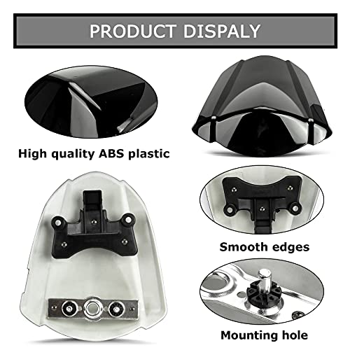 psler غطاء مقعد خلفي psler لدراجة سوزوكي GSXR1000 K7 2007-2008 (أسود) - Image 4