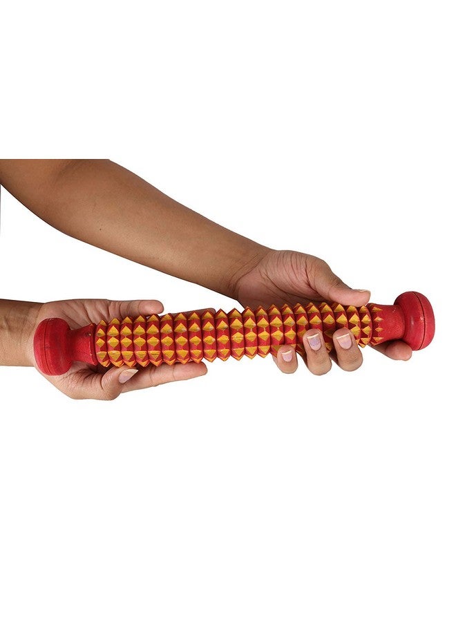 AHCS Manual Acupressure Wooden Foot Roller Magnetic Stress Mat Combo Kit (Set of 9) - Image 5