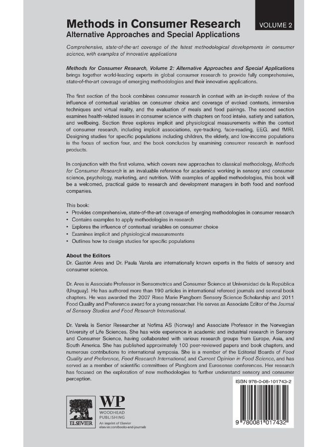 Methods in Consumer Research, Volume 2: Alternative Approaches and Special Applications  - Image 2