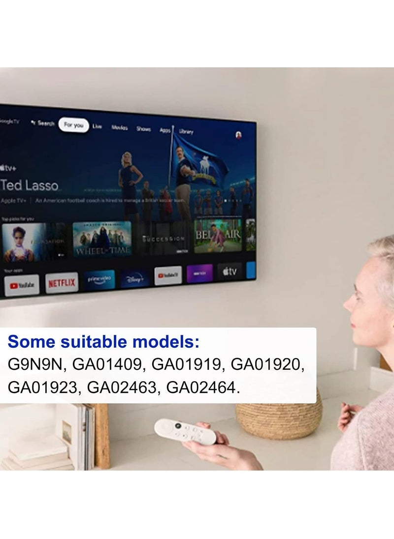 SmartGrist Voice Remote Control Replacement for 2020 Google TV 4K Snow (G9N9N GA01920) - YouTube & Netflix Shortcut Buttons - Image 3