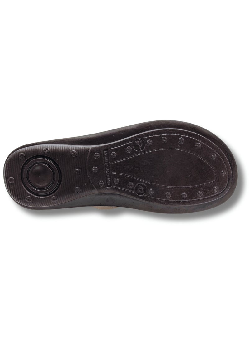aerosoft - Aerosoft Men's Slippers P4018 Tan - Image 1