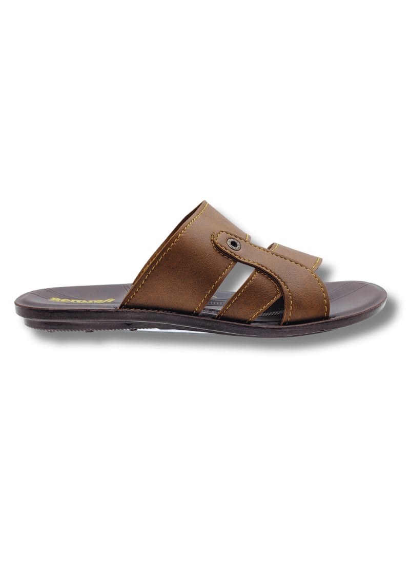 aerosoft - Aerosoft Men's Slippers P4018 Tan - Image 1