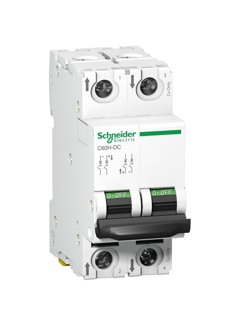 Schneider Electric SCHNEIDER A9N61535 32 A TWO POLE DC MCB  - Image 1