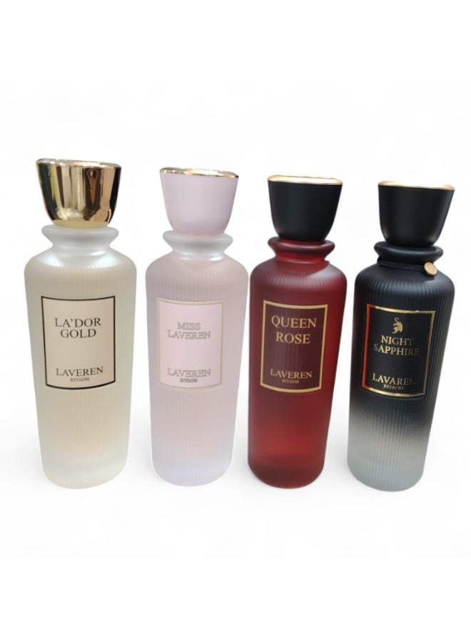 Laverne's best-selling set 4*200ml