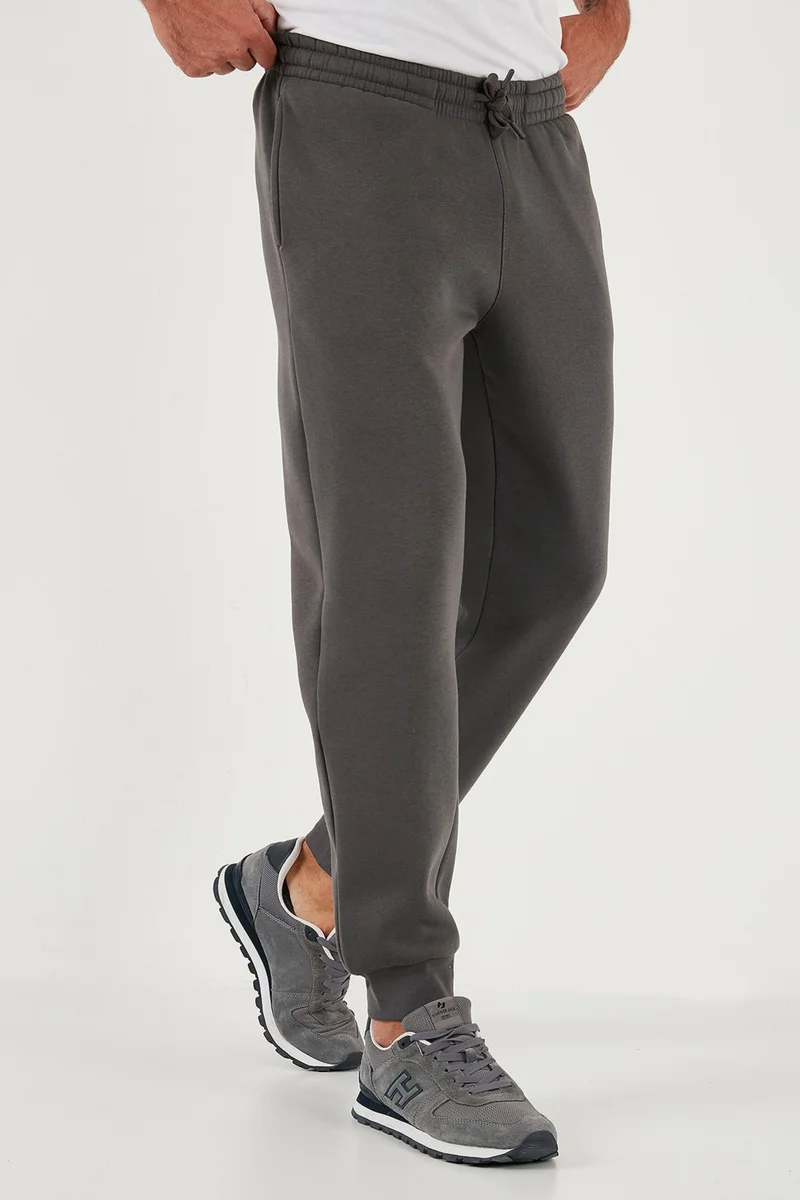 Buratti Cotton Regular Fit Normal Waist Pocket Sweatpants Men's Sweatpants 5908060