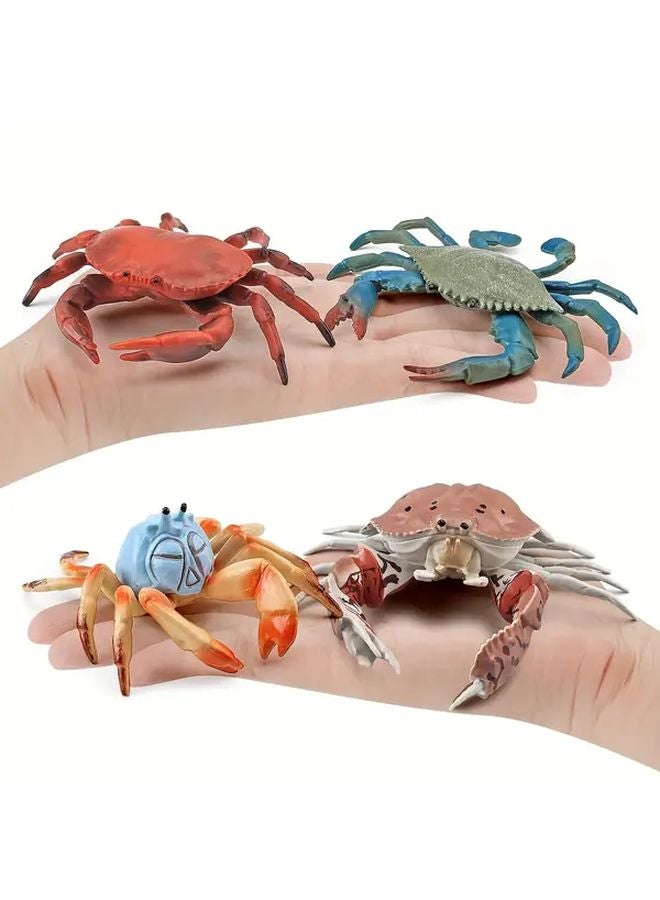 Green Crab Model Decoration Simulated Ocean Crab With Steamed Bun Crab - Image 3