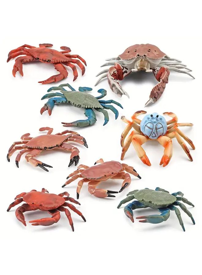 Green Crab Model Decoration Simulated Ocean Crab With Steamed Bun Crab - Image 4