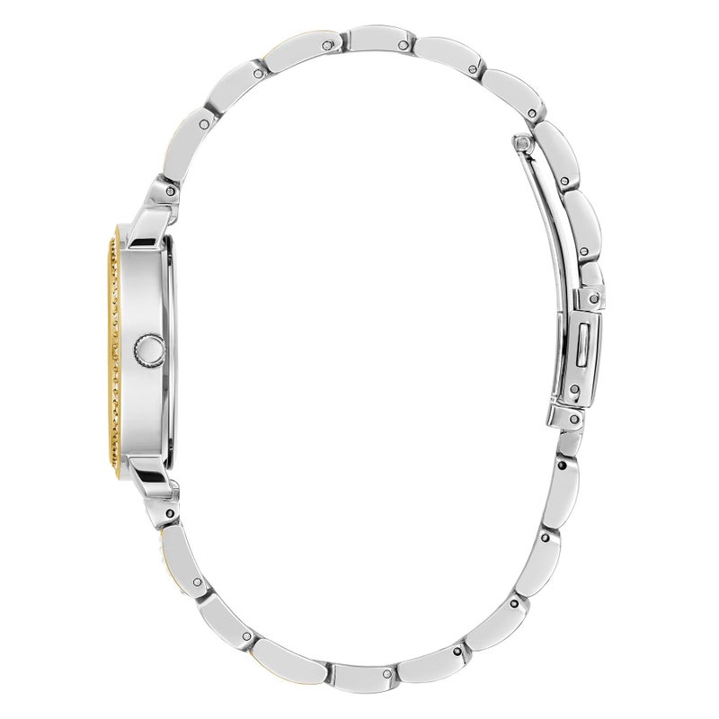 Guess Women's 2-Tone Stainless Steel Quartz Watch 30mm White Dial – GW0612L2 - Image 2