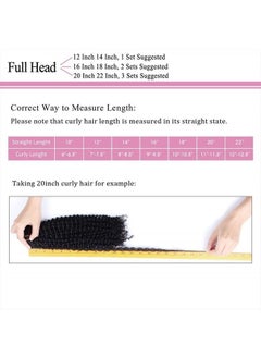 ABH AMAZINGBEAUTY HAIR ABH AmazingBeauty Hair Remy Kinkys Curly Clip in Hair Extensions 3C and 4A Type for African Americans, Natural Color 120 Gram 16 Inch for Bantu Knotted, Twisted Out  - Image 5