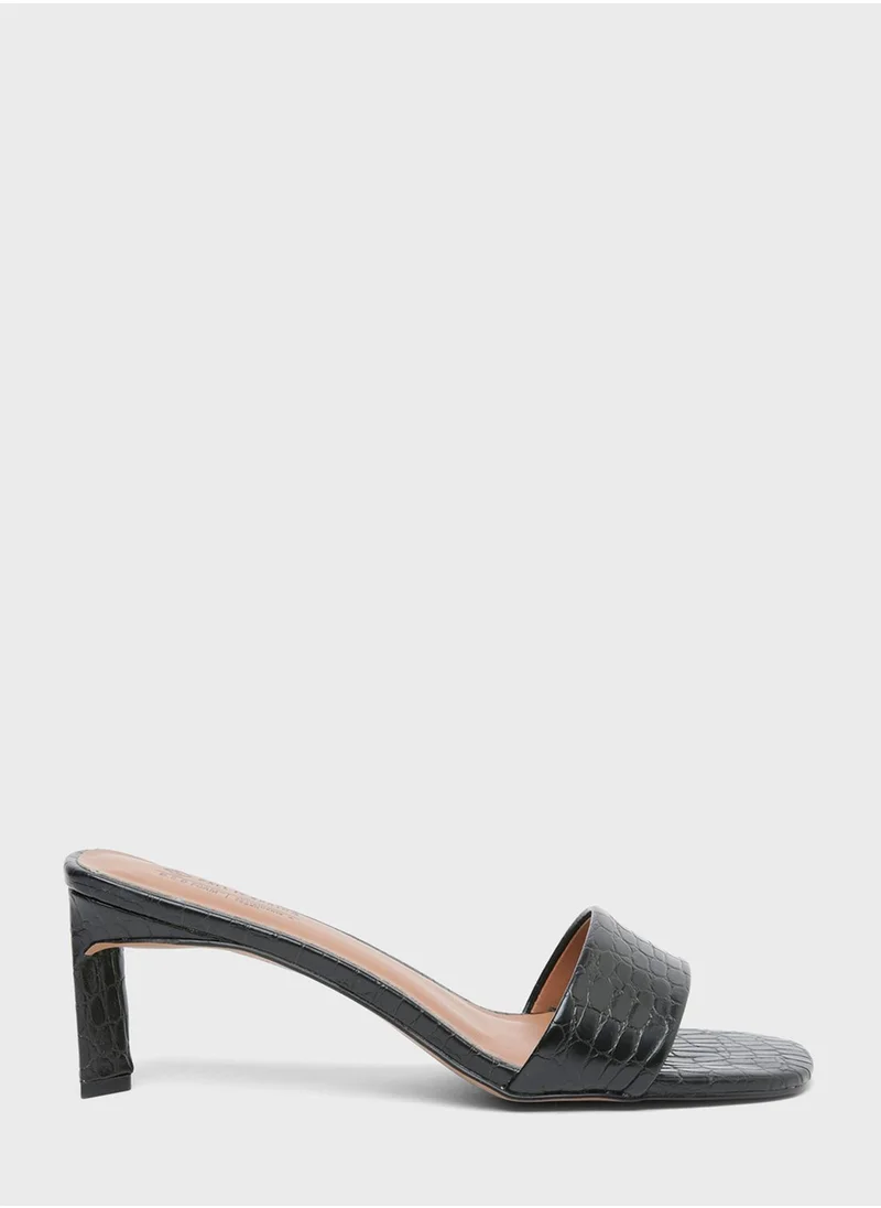 CALL IT SPRING Textured Heel Sandals