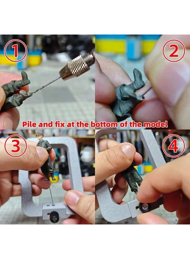 Adjustable 1 Set Scale Model Building Berth Jig With Clamps For Precision Crafting - Image 5