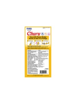 Inaba Churu Tuna with Cheese Recipe 4PCS, Inaba Churu Cat Treats, Grain-Free, Lickable, Squeezable Creamy Puree Cat Treat, Creamy cat treats, Toppers for cat foods, Lickable treats for cats/PK - pzsku/ZB2DB81C8131A0C68365FZ/45/_/1728992865/0a625164-196a-4e54-9db6-ef073b679cb5