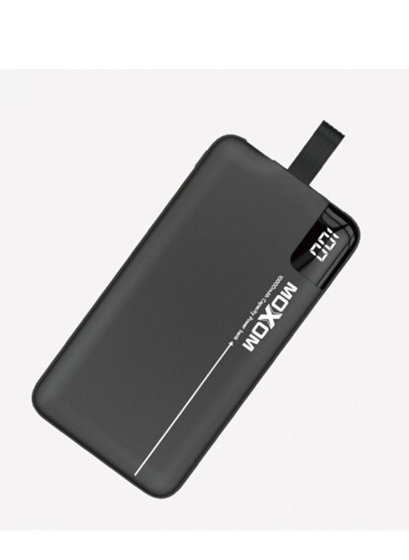 MOXOM - MCK-009 Wi Power Bank with LCD Display - 10000 mAh - Image 1