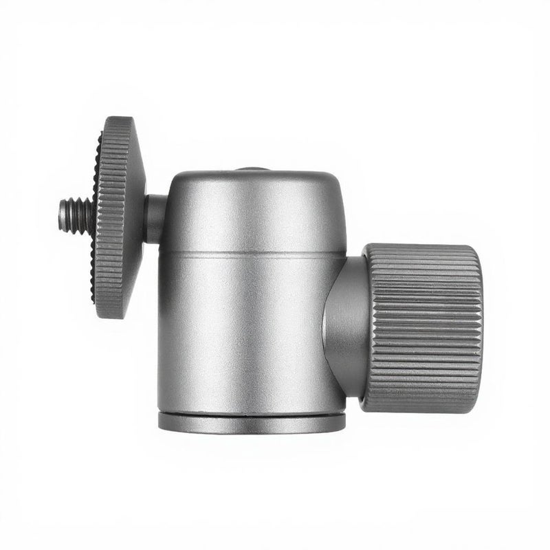 D-2 Mini Tripod Ball Head Aluminium Alloy Tripod Mount Ballhead with 1/4inch Srew 3/8inch Screw Hole 360° Rotating Panorama for Smartphones Cameras Max. Load 2kg - Image 1