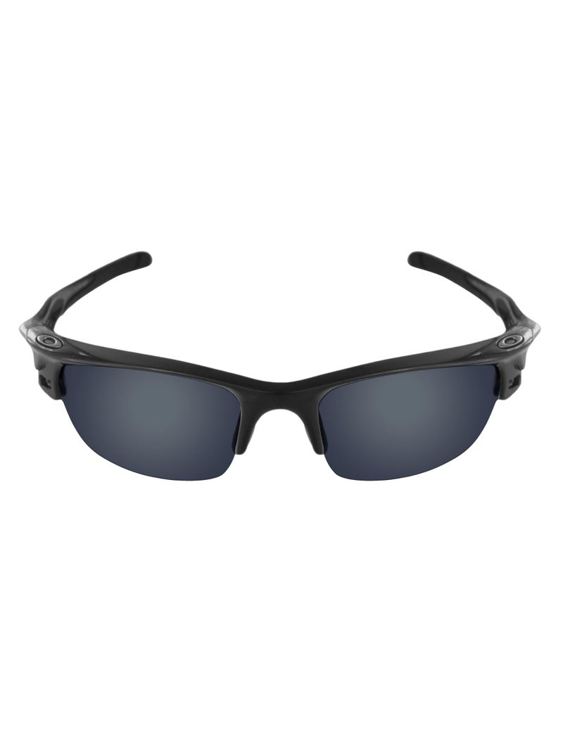Mryok Polarized Replacement Lenses for Oakley Fast Jacket OO9097 Sunglasses, HD Polarized, UV Protection, Impact Resistant & Perfectly Fit - Black Chrome - Image 2