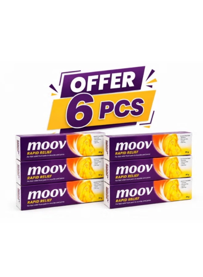 Moov Fast Pain Relief Cream - 6pc - (50g) - Image 1