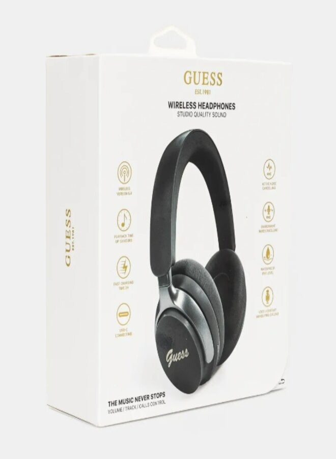 GUESS Guess Wireless Headphone Volume/Track/Calls Control Black - Image 1