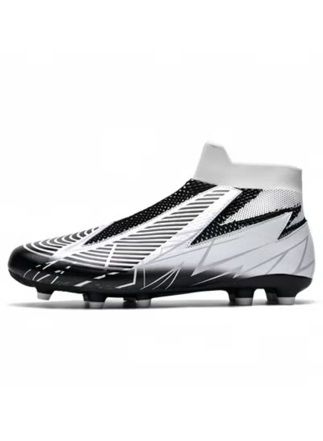 SKT Shiketro High-Top Lace-Free Adult Football Shoes Training Shoes Men's And Women's Outdoor Running Shoes - Image 1