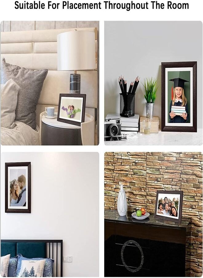 Generic - 14 Inch Smart Digital Frame, 1280x800P with Remote Control, 1080P High Resolution Video Playback, Auto On/Off Timer, Easy Plug, Play for All Ages, Black - Image 1