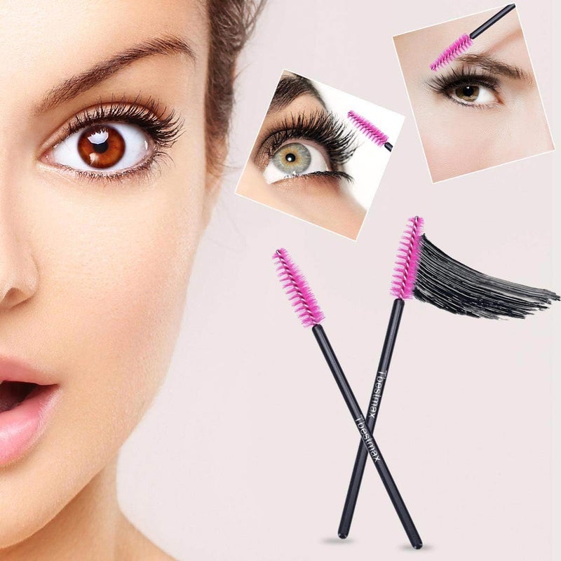 Tbestmax 300 PCS Disposable Spoolies Eyelash Wands Mascara Brush Cosmetic Applicator for Makeup Eyebrow Color - Image 2