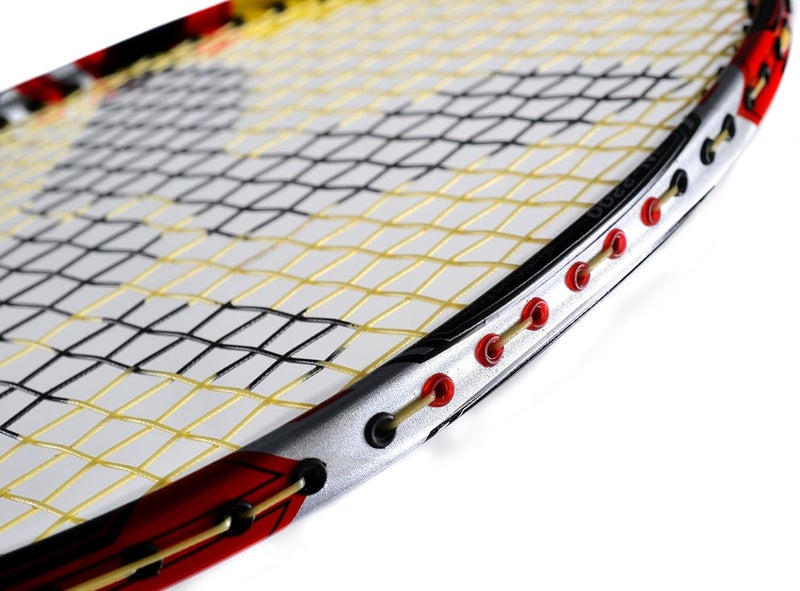 Victor AL 2200 Badminton racket and shuttlecock in yellow single racket or as a set with racket/balls/carry bag - Image 3