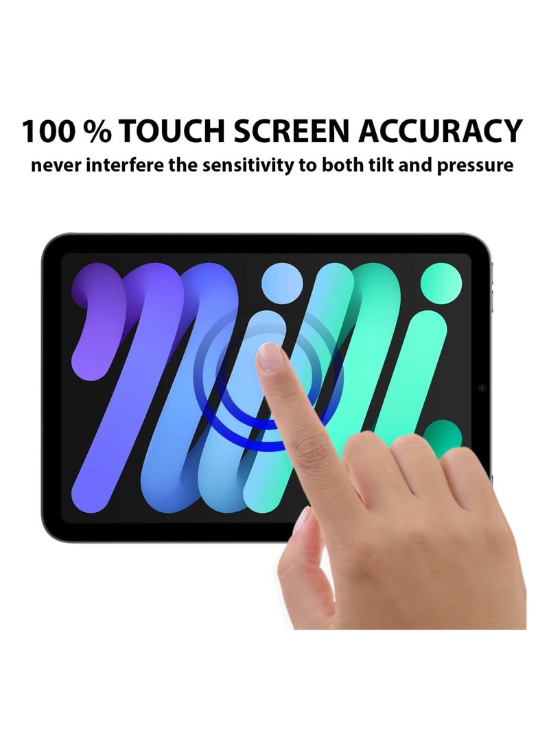Denx Screen Protector For iPad mini A17 Pro (2024), and iPad Mini 6 (6th Generation 2021), 9H Hardness Tempered Glass Film HD Full Coverage, Easy Installation, Scratch Resistant, Compatible with iPad mini A17 Pro (2024), and iPad Mini 6 (6th Generation 2021) - Image 4