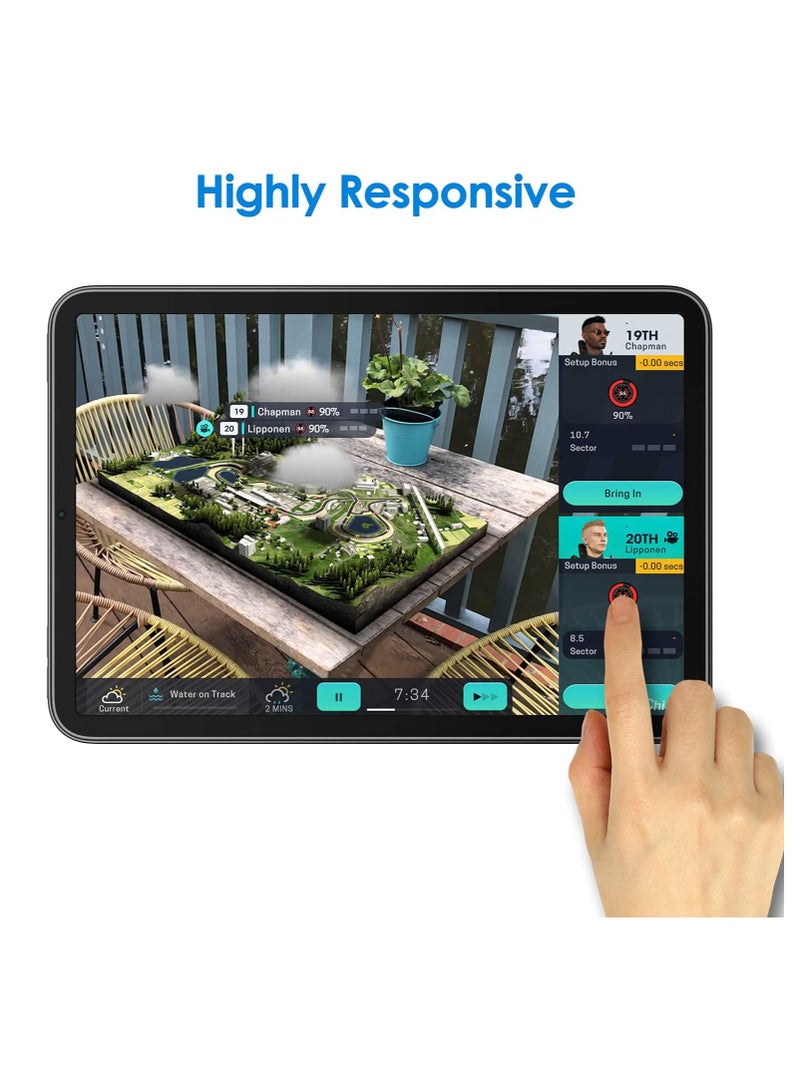 Denx Screen Protector For iPad mini A17 Pro (2024), and iPad Mini 6 (6th Generation 2021), 9H Hardness Tempered Glass Film HD Full Coverage, Easy Installation, Scratch Resistant, Compatible with iPad mini A17 Pro (2024), and iPad Mini 6 (6th Generation 2021) - Image 5