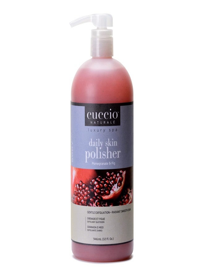 Cuccio Naturale Daily Skin Body Polisher - Soothes And Softens - Gentle Exfoliation Process - Lifts Dead Cells From Surface - Smooth And Radiant Results - Pomegranate And Fig - 32 Oz Scrub - Image 1