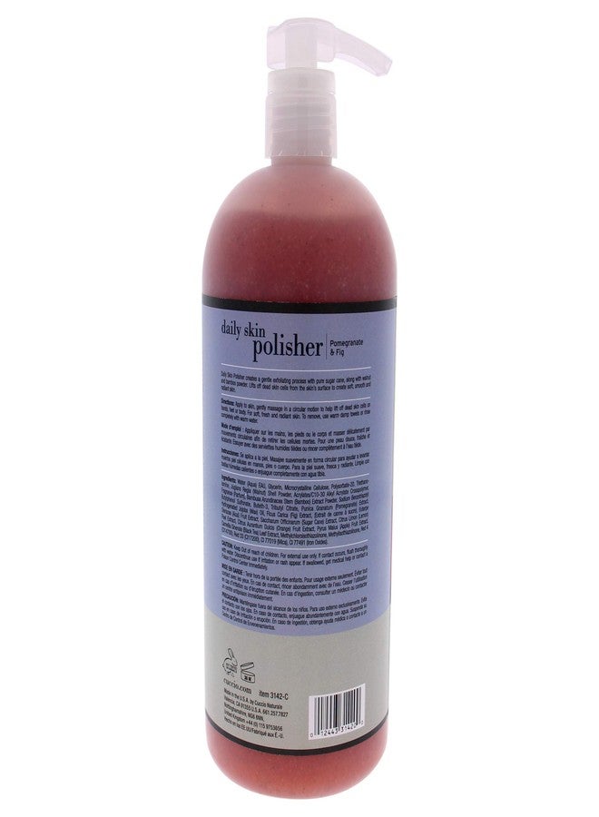 Cuccio Naturale Daily Skin Body Polisher - Soothes And Softens - Gentle Exfoliation Process - Lifts Dead Cells From Surface - Smooth And Radiant Results - Pomegranate And Fig - 32 Oz Scrub - Image 2