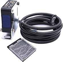 Taiss Taiss /Indoor Wall Mounted Photoelectric Beam Sensor 12-240VDC 24-240VAC Retroreflective photoelectric Sensor Switch  - Image 1