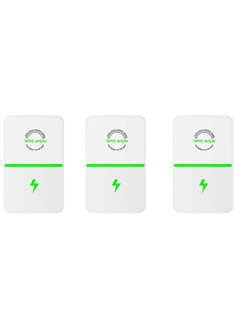 Generic - Electric Energy Saver, Power Saver Pro, High Efficiency Smart Energy Saver Plug, Energy Saving Device Stop Watt Energy Saver Pro for Home Office Factory (3PCS) - Image 1