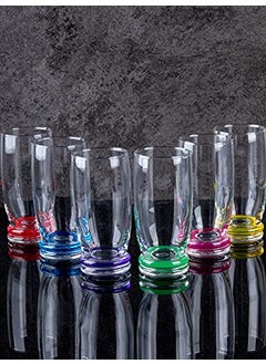 Luminarc Luminarc Carina Hb Rainbow Water Juice Highball Glass Set Of 6 Pieces 330Ml, Transparent  - Image 1