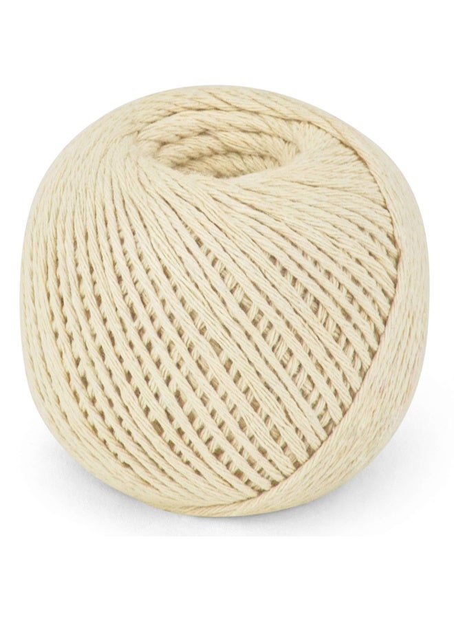 SteadMax 720 ft Butchers Twine String for Cooking Wrapping Unbleached 100 Natural Cotton Kitchen for Trussing Turkey  Roasting DIY Crafting Durable Tying Easy Dispensing 2 Pack - Image 2
