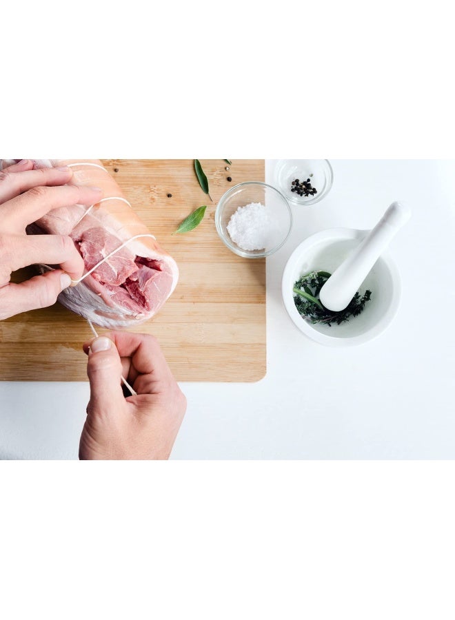 SteadMax 720 ft Butchers Twine String for Cooking Wrapping Unbleached 100 Natural Cotton Kitchen for Trussing Turkey  Roasting DIY Crafting Durable Tying Easy Dispensing 2 Pack - Image 4