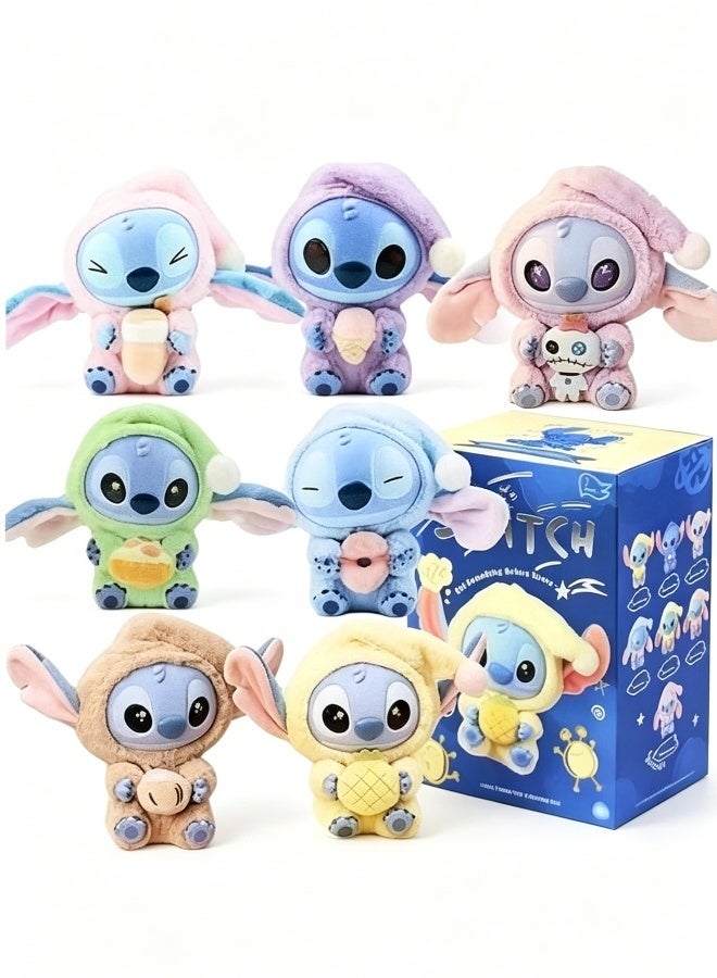 Stitch Little Emotions Series Figures Blind Box Figures Random Design Action Figures Collectible Toys Home Decorations Holiday Birthday Gifts for Girls and Boys Single Box - Image 1