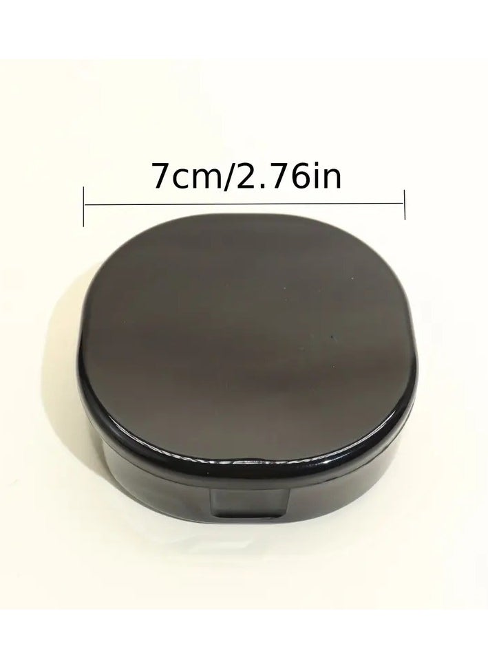 ORiTi Color Removal Cleanser Sponge Dry Makeup Brush Cleaner Elilminating Drying Time Switch Eyeshadow Colored Immmediately Shadow Switch Brush Cleaner Clean Without Water or Soap - Black  - Image 4