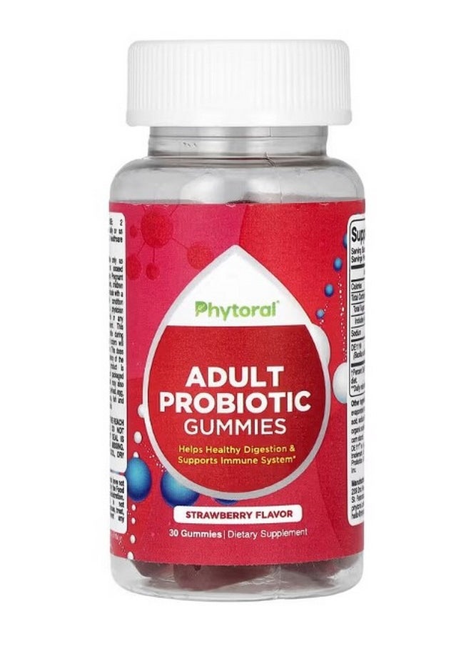 Phytoral Adult Probiotic Gummies Strawberry 30 Gummies  - Image 1