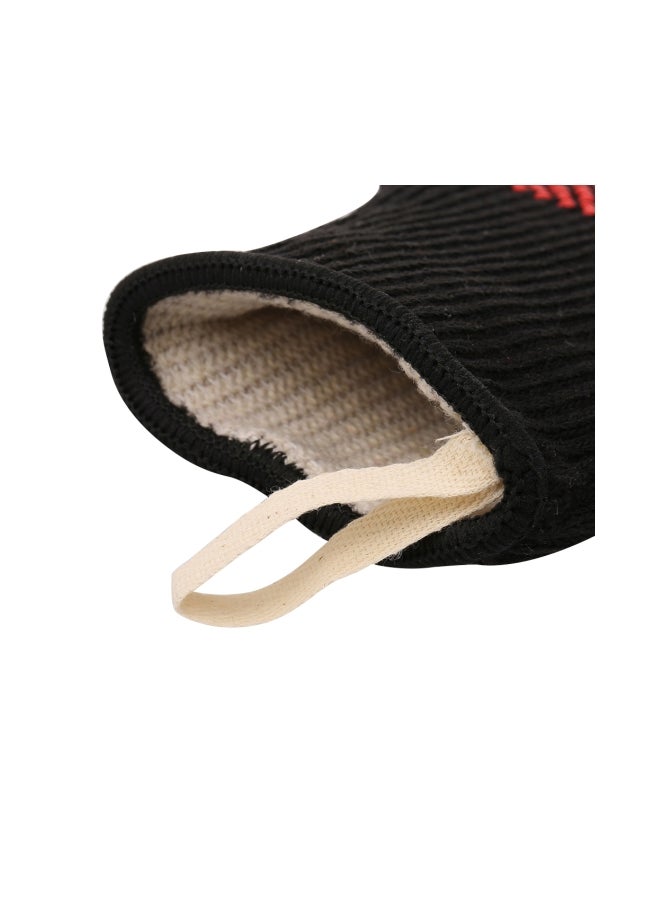 NIBEMINENT Pair Of Heat Resistant Gloves Black/Red 16x15x3centimeter - Image 4