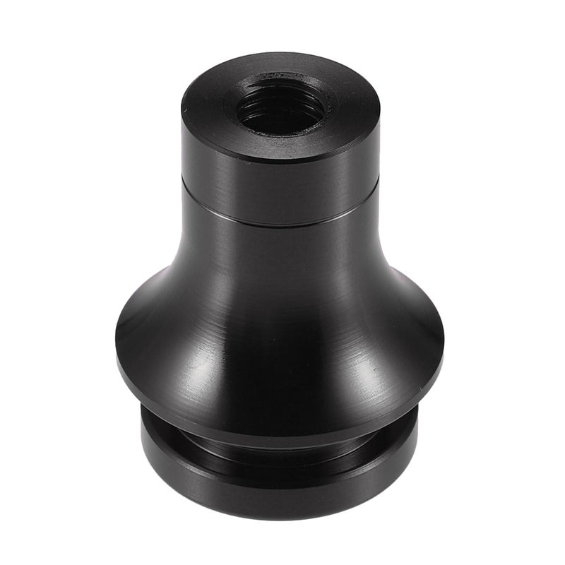 VekAuto Car Gear Shift Knob Adapter M10x125 Shifter Boot Retainer Universal for Manual Transmission Vehicles Durable Aluminum Alloy Black - Image 3