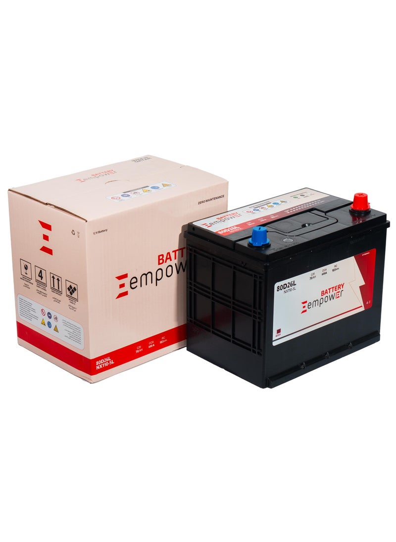 Generic - 12 Months Warranty EmPower Battery 150Ah 12V 160G51L N150L German Technology made in Qatar - Image 1